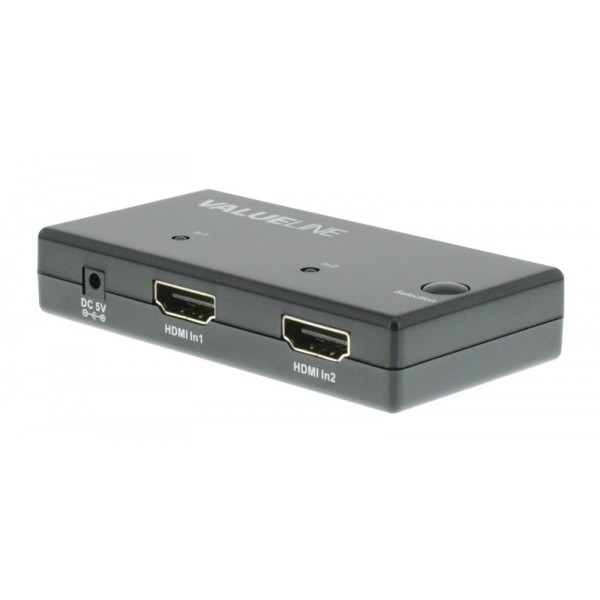 Prepínač 2x HDMI vstup - 1x HDMI výstup VALUELINE VLVSW3402