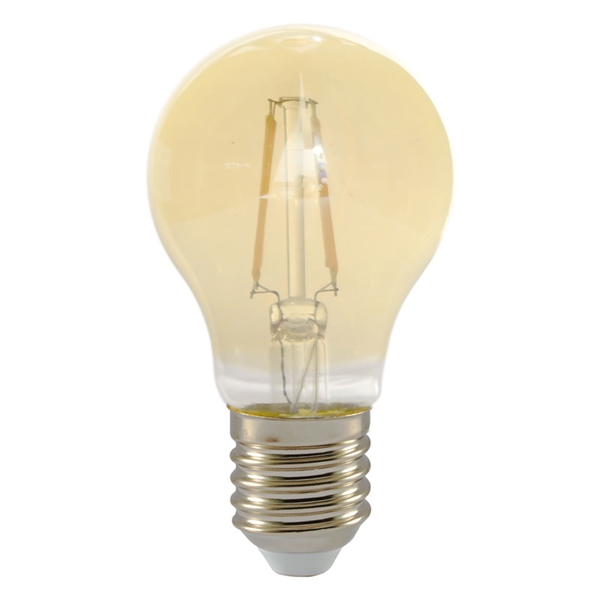 Žiarovka LED A60 E27 4W RETLUX RFL 224 teplá biela, filament Amber