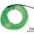 Svietiací kábel - drôt, 2m, zelený