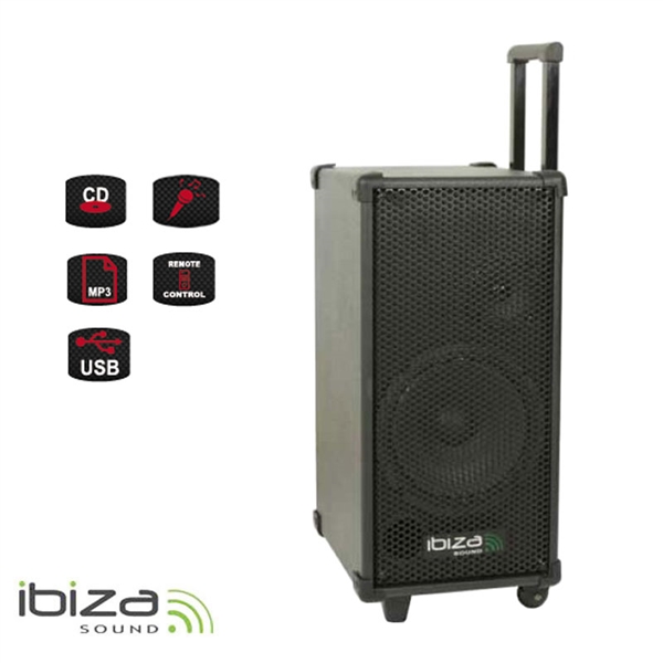 Rečnícky systém s karaoke IBIZA PORT8MINI prenosný