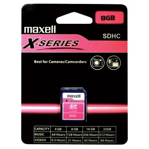 Pamäťová karta SDHC 8GB CL4 854511 MAXELL