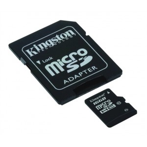 Karta pamäťová KINGSTON Micro SDHC 16GB Class 10 plus adaptér