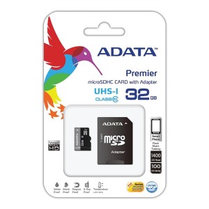 Karta pamäťová ADATA Micro SDHC 32GB Class 10 plus adaptér