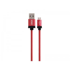 Kábel USB - Micro USB, červený 1m YENKEE YCU 201 BRD