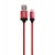 Kábel USB - Micro USB, červený 1m YENKEE YCU 201 BRD