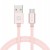Kábel SWISSTEN USB/Micro USB 1,2M ružovo/zlatý