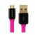 AVACOM MIC-120P kábel USB - Micro USB, 120cm, ružová