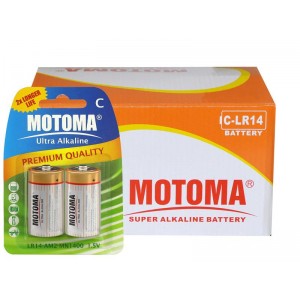 Balíček 24 ks C (R14) MOTOMA Ultra Alkaline