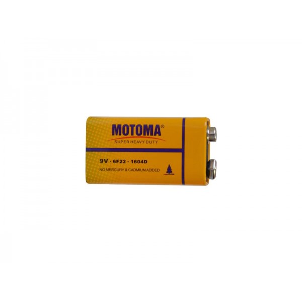Batéria 6F22 (9V) Zn-Cl MOTOMA
