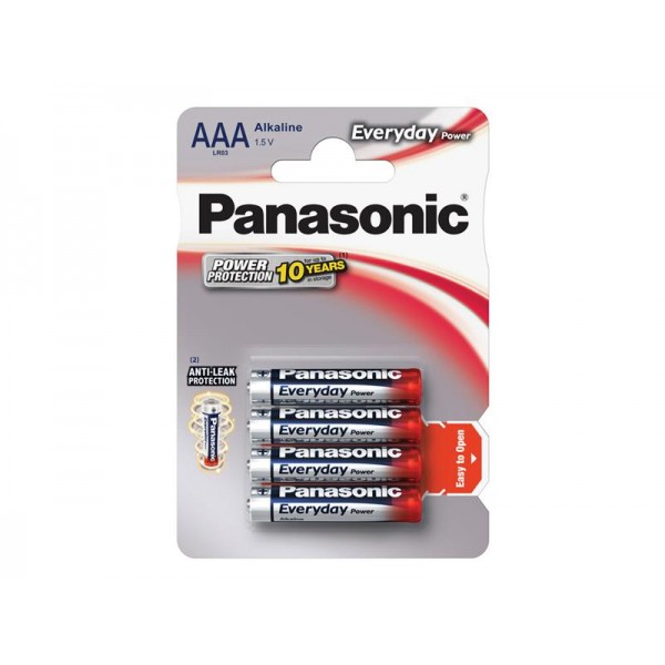 Batéria AAA(LR03) alkalická PANASONIC Everyday Power 4BP