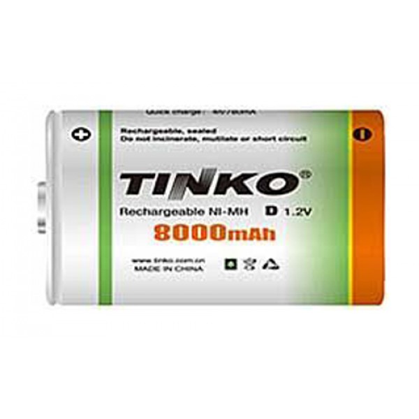 Batéria D (R20) nabíjacia TINKO NiMH 8000mAh