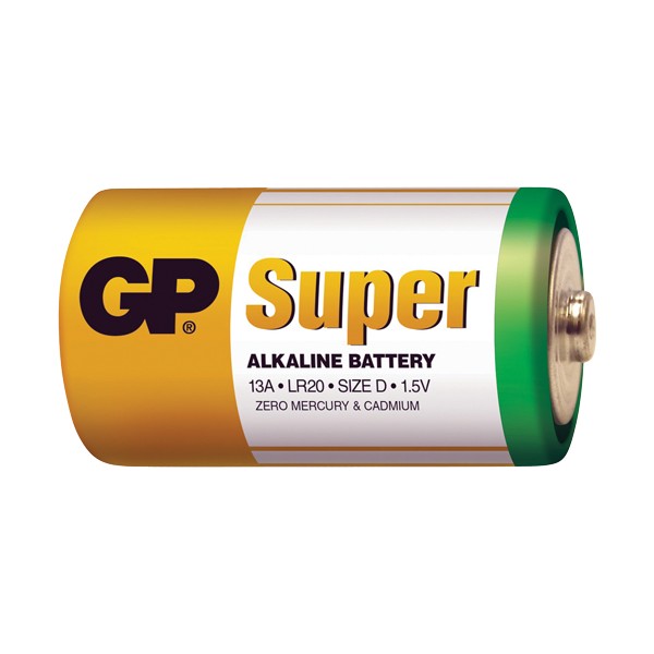Batéria GP alkalická D fólia