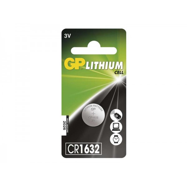 Batéria GP líthiová gombíková CR1632, 1ks/ blister