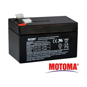 Batéria olovená 12V/ 1,2 Ah MOTOMA bezúdržbový akumulátor