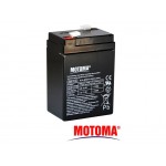 Batéria olovená 6V/ 4,5 Ah MOTOMA bezúdržbový akumulátor