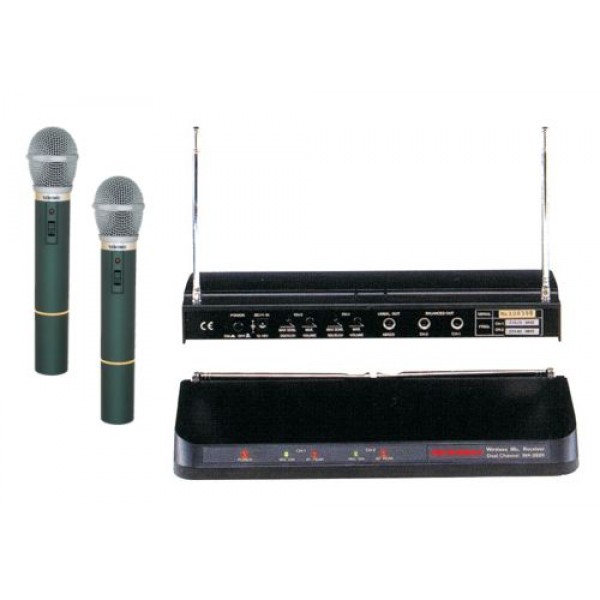 Bezdrôtový mikrofón WR202R+2xVXM286TS