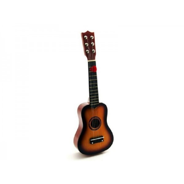 Detská gitara TEDDIES drevo/kov 53 cm