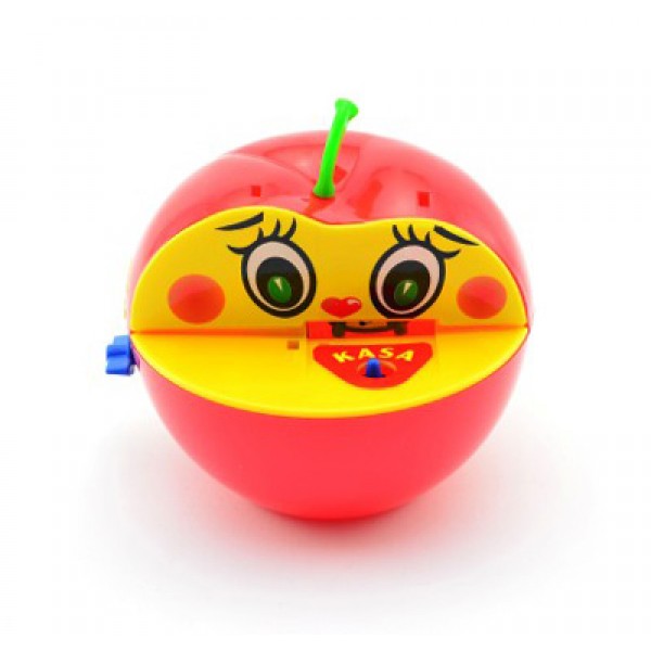 Detská pokladnička TEDDIES Červené jablko s červíkom