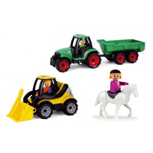 Detský traktor s bagrom LENA TRUCKIES