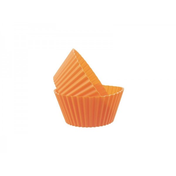 Forma na pečenie ORION Muffiny silikón oranžová 6ks