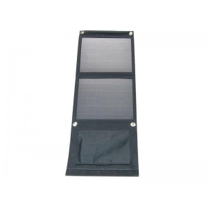 Fotovoltaický solárny panel 12W s USB, prenosný, skladací