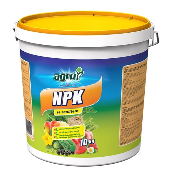 Hnojivo minerálne AGRO NPK 11-7-7 so zeolitom 10kg vedro