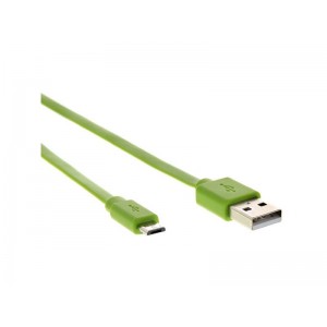 Kabel USB - Micro USB, Sencor SCO 512-010 GREEN