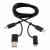 Kábel USB SENCOR USB2.0 C / A-C / Micro B SCO 525-010