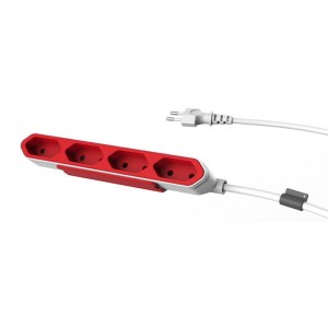 Kábel predlžovací PowerCube POWERBAR červený