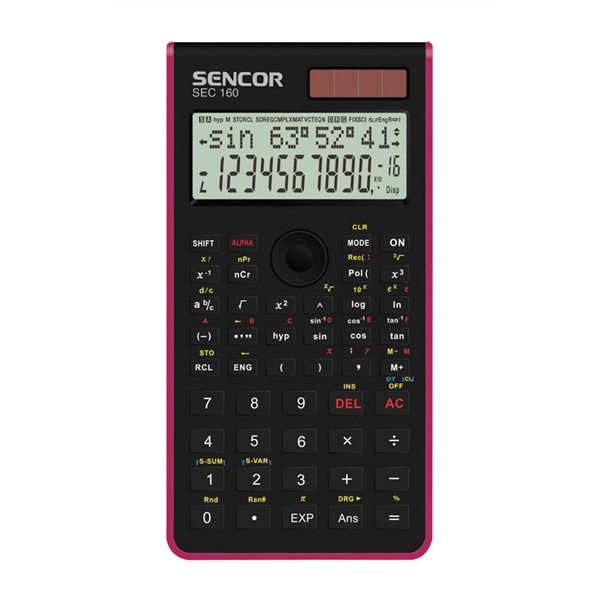 Kalkulačka školská SENCOR SEC 160 RD