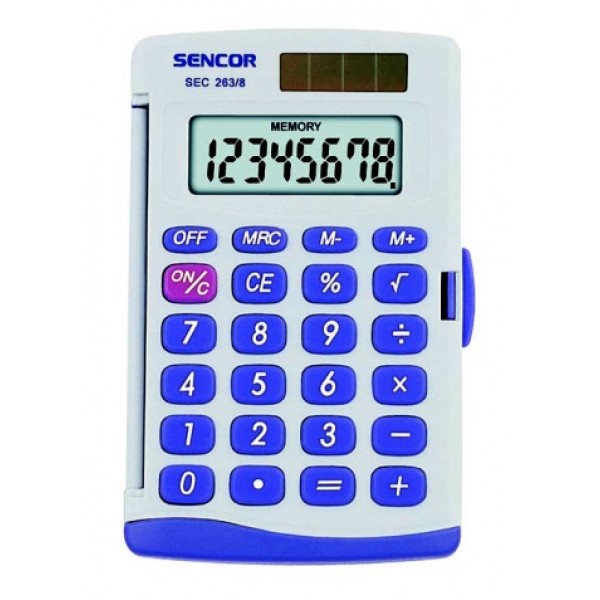 Kalkulačka vrecková SENCOR SEC 263 8 DUAL