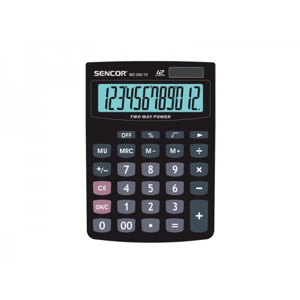 Kalkulačka vrecková SENCOR SEC 340-12 DUAL