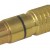 Konektor CINCH kábel kov zlatý pr.6mm čierny