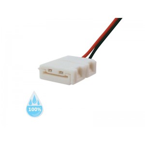 Konektor nepájivý pre LED pásiky 3528 30,60LED/m o šířce 8mm s vodičom, vodeodolný IP68
