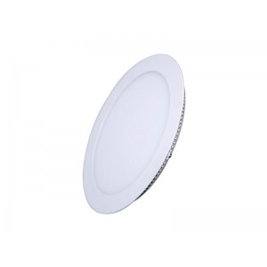 LED mini panel podhľadový 6W, 400lm, 3000K, tenký, okrúhly, biely WD101 Solight