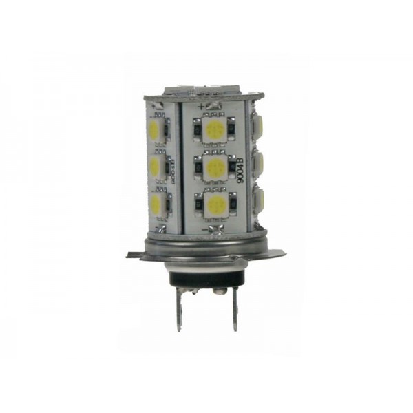 LED žiarovka 12V, H7, 18LED 3SMD