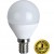 LED žiarovka, miniglobe, 4W, E14, 3000K, 310lm, biele prevedenie