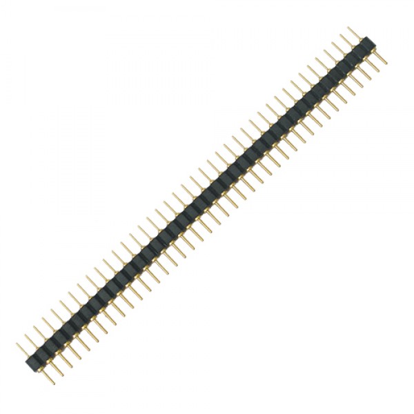 Lámacia radová vidlica obojstranná 40 pin, RM = 2,54 mm, pozlátené kontakty