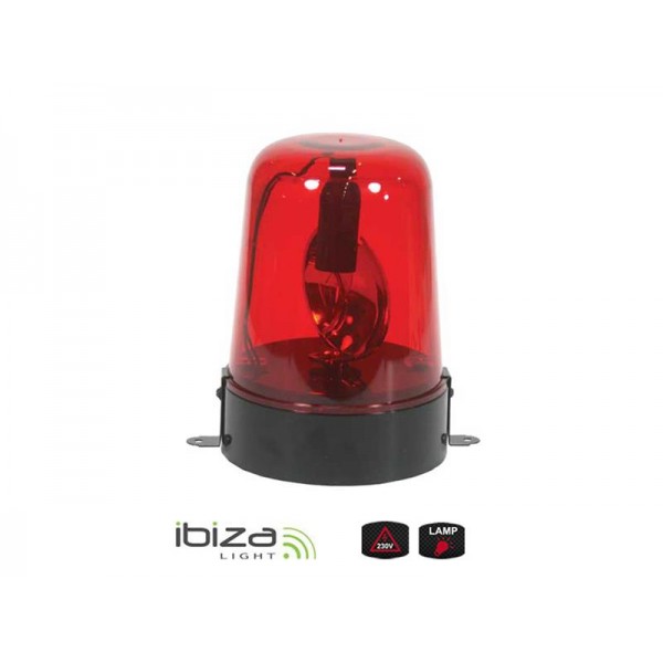 Majáčik IBIZA JDL009R-LED červený 12/220V