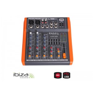 Mixážný pult IBIZA MX401 štvorkanalový