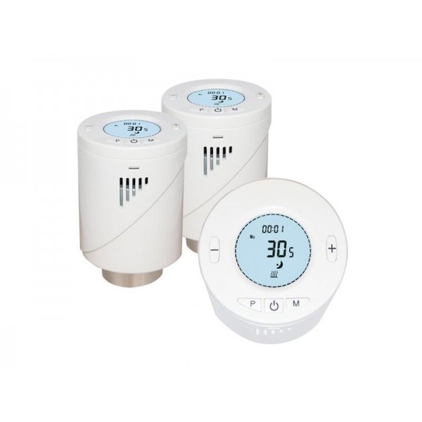 Múdra termostatická hlavica IMMAX NEO SMART ZIGBEE 3ks
