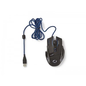 Myš drôtová NEDIS GMWD300BK herná