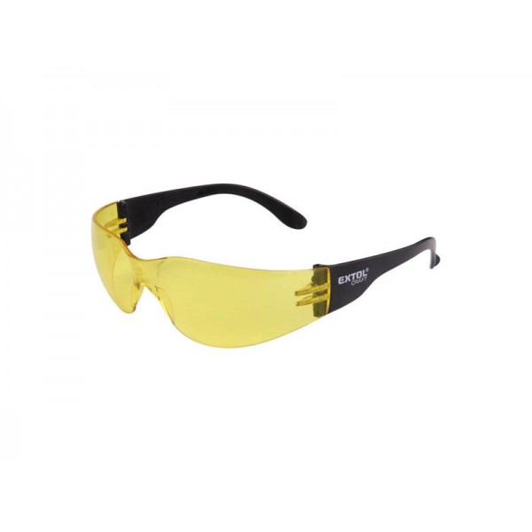 Okuliare ochranné, žlté, EXTOL CRAFT