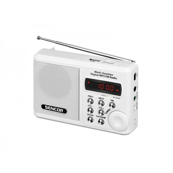 Rádioprijímač SENCOR SRD 215W USB MP3
