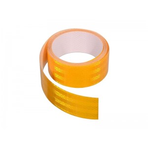 Samolepiaca páska reflexná 5m x 5cm žltá (rolka 5m)