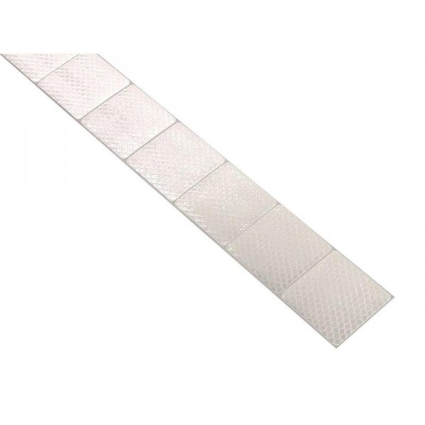 Samolepiaca páska reflexná delená 1m x 5cm biela