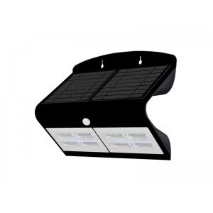 Svietidlo solárne LED IMMAX 08430L s čidlom 6.8W vonkajšie