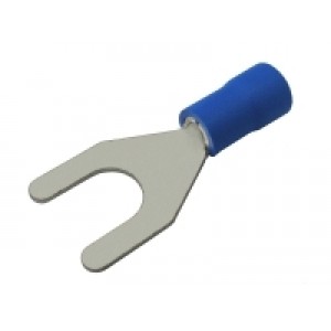 Vidlička 6.5mm, vodič 1.5-2.5mm modrá