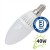 LED žiarovka C37, E14 230V, 5W - biela prírodná (sviečka) (záruka 3 roky) (DVZLED)