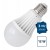 LED žiarovka Geti A60, E27, 12W, teplá biela